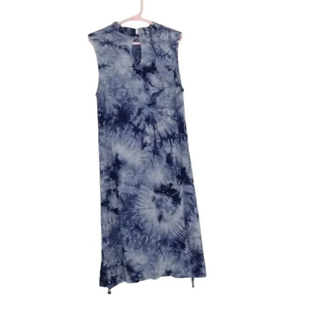 Justice blue tie-dye dress size 12